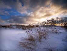 vecher v djunah / baltica in winter