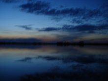 &nbsp; / вечернее озеро