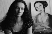 портрет девушки с портретом / фотография
Москва
2009