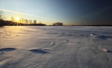 снежная пустыня / вечер, мороз, ветерок не ласковый.