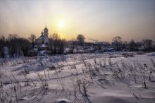 деревня / сегодня мороз достиг своей максимальной отметки -37С
деревня в московской области.
храм Святого Николая