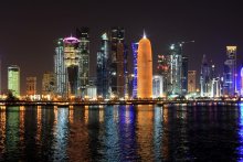 Огни Катара. Доха 2012 / Снимок сделал в январе сего года, во время путешествия по сказочной стране - Катар