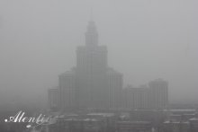 туман / туман укутал москву
