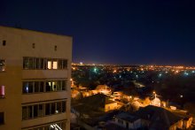 Вид с балкона / Весенний вечер