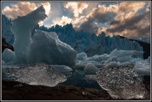 Брюлики (Ледяные глаза) / Аргентина. Ледник Перрито Морено.