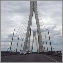 Дорога на Нижний. / Мост через Оку возле Мурома.
