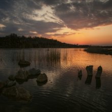 Поймать последний свет заката / Зуевский карьер.Донецкая область.