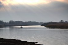 Рыбаки на озере / оз. Луковское