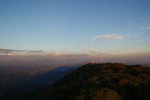 Закат / Вид заката с горы Ахун.