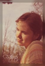 Юля / портрет под заходящим солнцем