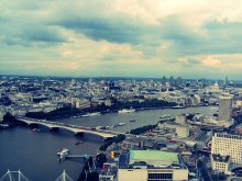 Лондон / вид с London Eye