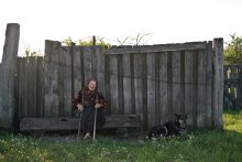 Бабушка и Пёс / поселок Михайловск, Гомельская область
