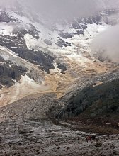 На леднике Безенги / Левая ветвь ледника Безенги. Кавказ