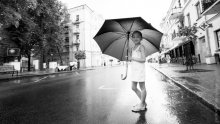 Девочка с зонтом / Фотосушка, Минск, 2 июля