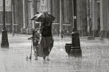 про дождик ,зонт и самокат... / ---------------------
