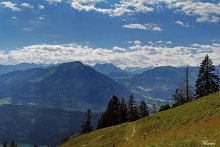 Швейцарские Альпы / Вид с горы Пилатус