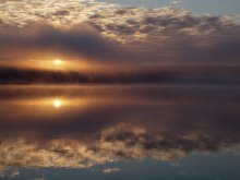 Утро на Торбеевом озере. / ***