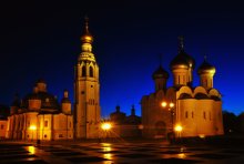 Огни ночного Кремля / г. Вологда