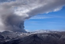 Бушующий Кизимен / Камчатка. Кроноцкий заповедник. Март 2011 года. Извержение вулкана Кизимен.