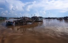 судоверфь / серия &quot;Камбоджа&quot; озеро Тонлесап