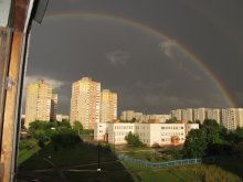 Балкон / все тоже самое окно, только в то время была радуга)