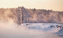 Туман над зимней рекой / Вилия