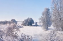 Молочная река / р.Свислочь. 
p.s. Таки удалось запечатлеть настоящую зиму...Всем приятного просмотра!
