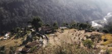 деревня / непал гималаи