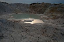 Упавшая звезда " Каолина." / Когда небесное тело отражается в зеркале воды.