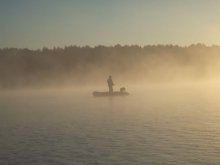 &quot;Ежик&quot; в тумане / на утренней рыбалке