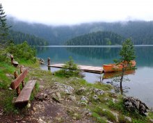 Утро на черном озере / Национальный парк Дурмитор, Черногория