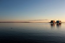 Закат на озере Имандра / Теплое солнышко