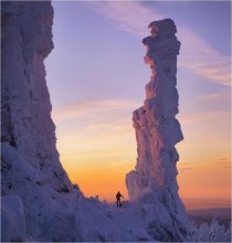 Снисходительный Колчим / Северный Урал. Пермский край. г. Колчимский (Помяненный камень). Январь 2012 г.