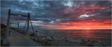 &nbsp; / Берег Адриатического моря, Гроттаммаре, Италия. 5 утра.