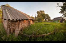 С видом на церковь / сельская