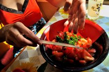 Салат из помидоров / ***