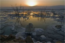 Восход над Мертвым морем... / Израиль,Мертвое море
