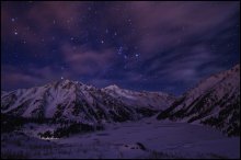 Зимняя ночь / Большое Алматинское Озеро. Из архивов