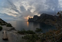 закат над бухтой / Новый Свет, Крым