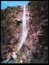 &nbsp; / Безымянный водопад в индийских Гималаях. Северный Сикким, 2013 год.