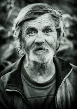 Дедушка / Прогуливаясь по одной из деревень Вологодской губернии, увидел вот такого замечательного дедушку