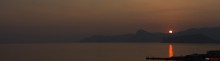 Закат солнца в горах / Мои первые панорамы. Не судите строго )