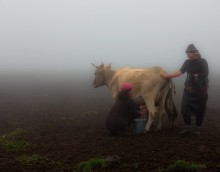 вся жизнь в облаках / о пастухах кочевниках живущих в горах Грузии