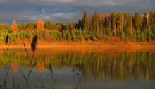 В лучах янтарного заката / ***