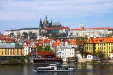 Прага / вид с Карлова моста