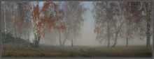 Октябрьские туманы (4) / Один из островов Аргазинского водохранилища