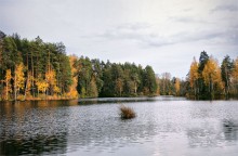 Осень на Чарском / Озеро Чарское из серии Мухтоловских озёр