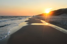 Рассвет на Балтике / Весенний восход солнца на Балтийском море