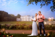 Любовь и Голуби / Свадебный коллаж