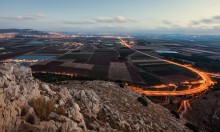 Израильская долина / Израиль. Вид на Афулу